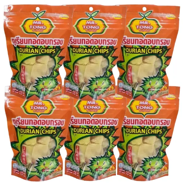 Mr. Tong - Crispy Fried Durian 60g. (Pack of 6)