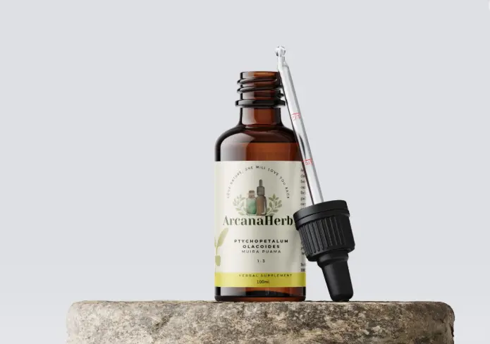 Muira Puama Tincture. Ptychopetalum olacoides. 1