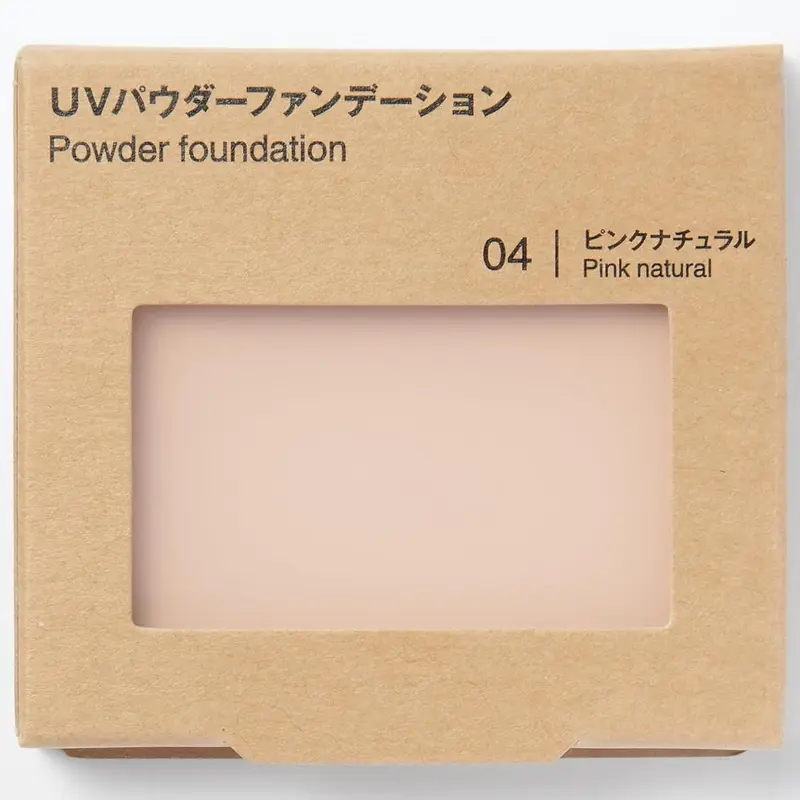 MUJI - UV Powder Foundation SPF 30 PA+++ #04 Pink Natural 10.3g.