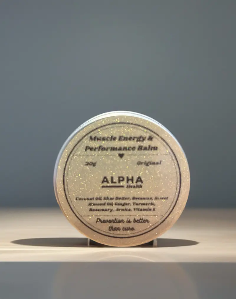 Muscle Energy & Performance Balm | Ginger Turmeric Rosemary Stamina