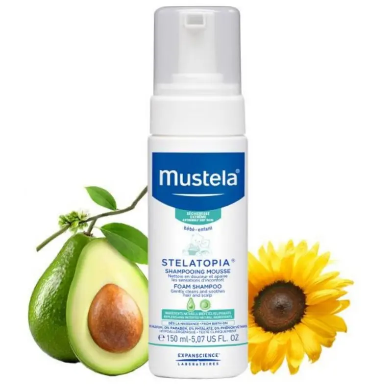 Mustela Stelatopia Foam Shampoo 150ml