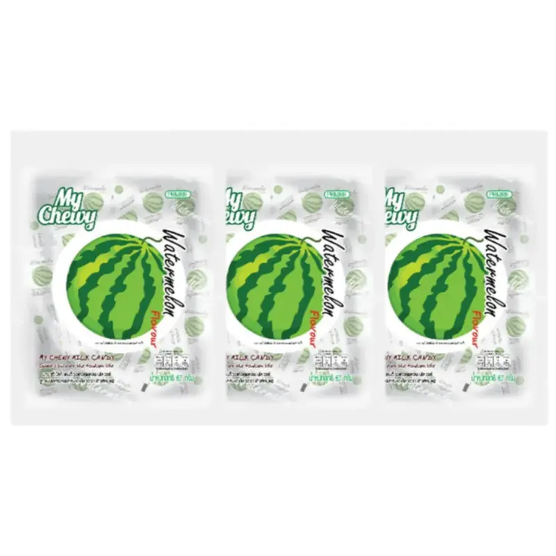 My Chewy - Milk Watermelon Flavored Chewy Candy 67 g. (Pack of 3)
