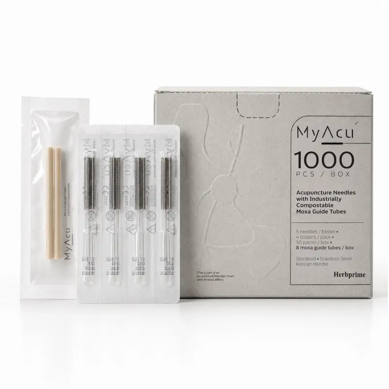 MyAcu Eco-Moxa Guide Tube Acupuncture Needles, Bulk 1000'/Box | NCKB Type