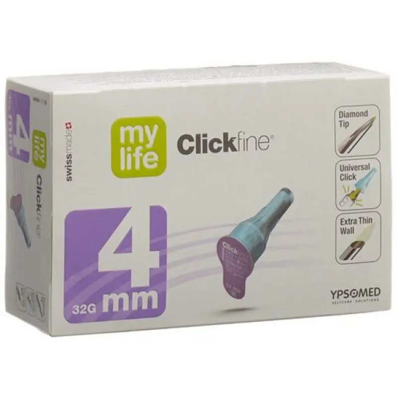 mylife Clickfine Pen Needles – Box of 100