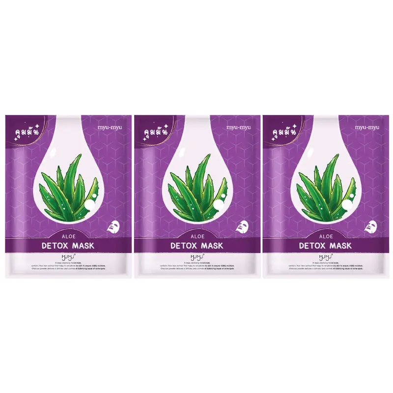 Myu-myu - Detox Mask 25g. (Pack of 3)