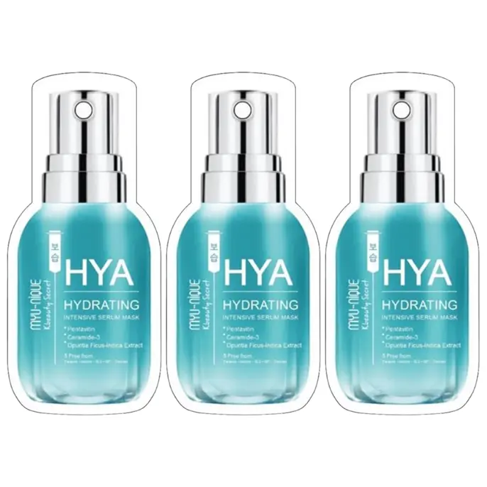 MYU-NIQUE - Hya Hydrating Intensive Serum Mask 25g. (Pack of 3)