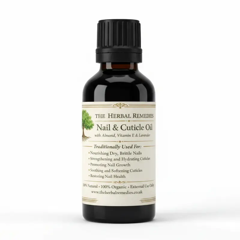 Nail & Cuticle Oil – Herbal Strengthening Blend for Nail Growth & Repair | The Herbal Remedies