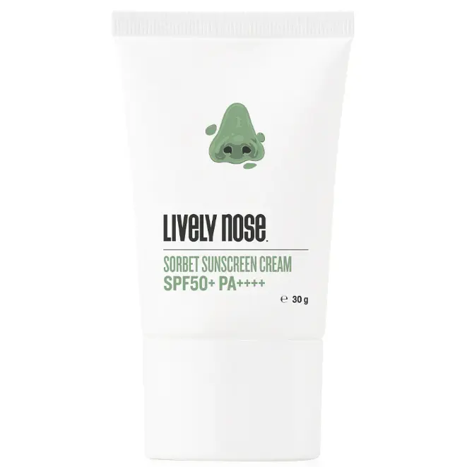Nakiz - Lively Nose Sorbet Sunscreen Cream SPF50+ PA++++ 30g.