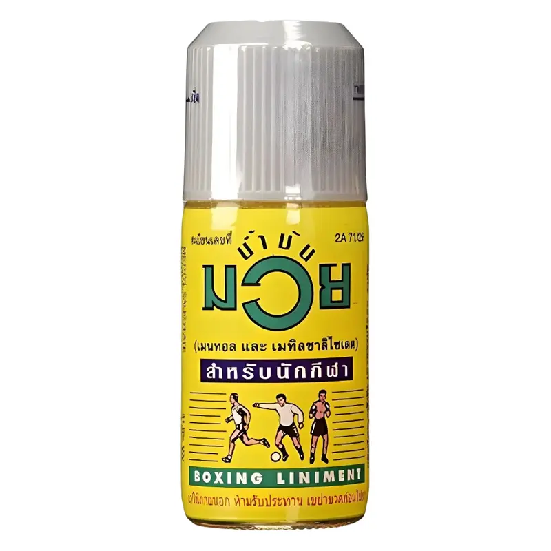 Namman Muay - Boxing Liniment, Relieve Muscle Pain, Muay Thai Massage Oil, Thailand 120ml.