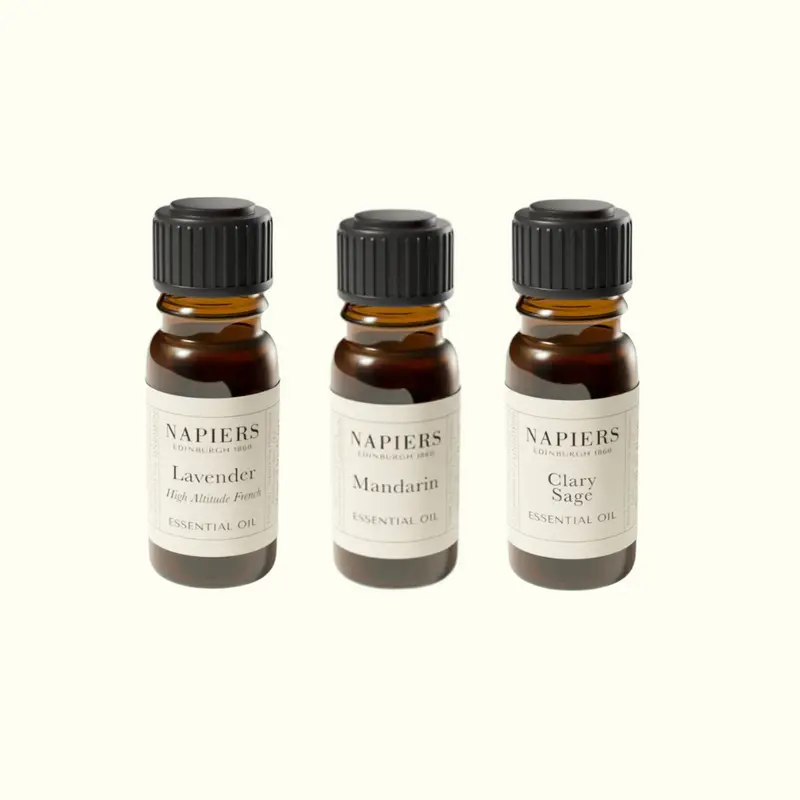 Napiers Calming Environment Essential Oil Bundle (Lavender, Clary Sage & Mandarin)