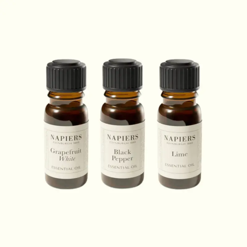 Napiers Energy Boost Essential Oil Bundle (Grapefruit, Black Pepper & Lime)