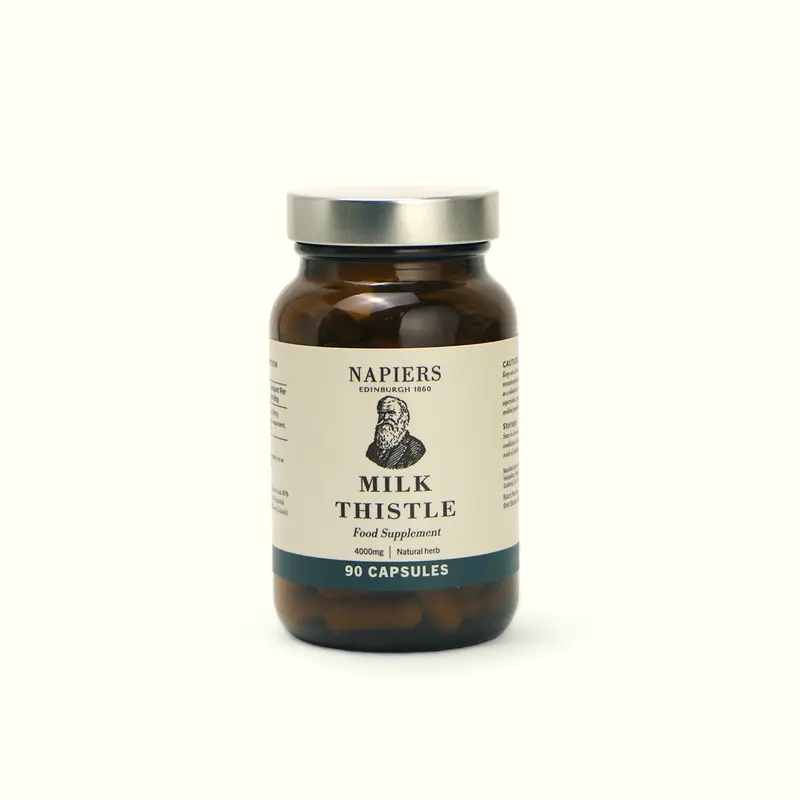Napiers Milk Thistle 90 Capsules 4000mg