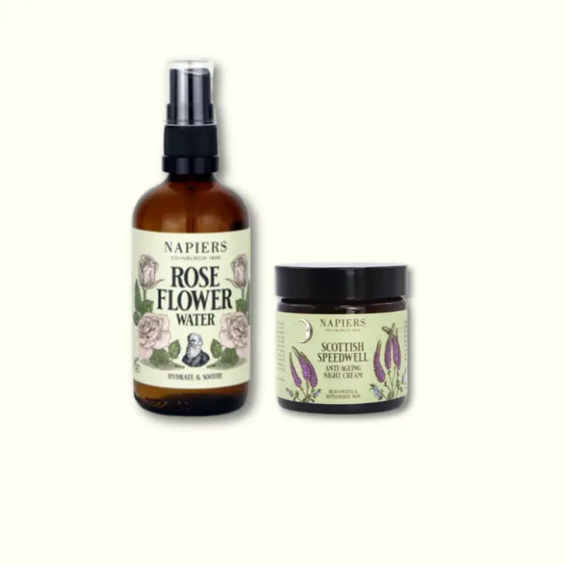 Napiers Rose Floral Water & Napiers Napiers Speedwell Ageless Night Cream