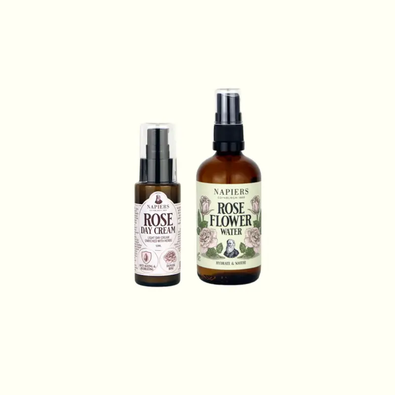 Napiers Rose Floral Water & Napiers Rose Day Cream