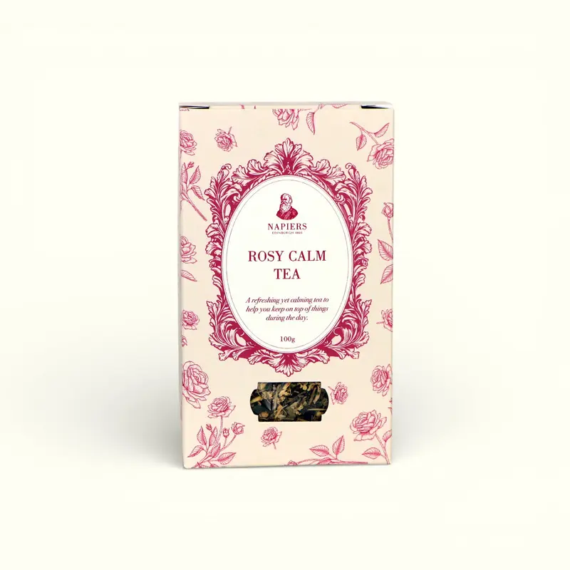 Napiers Rosy Calm Herbal Tea Blend