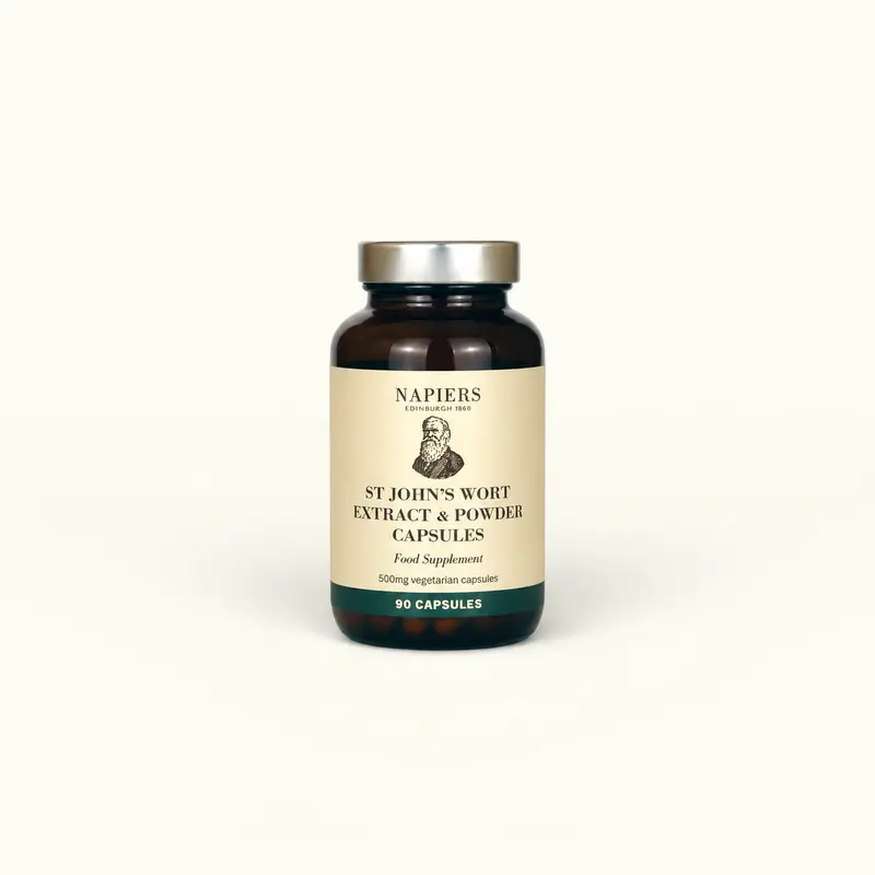 Napiers St John's Wort Extract & Powder Capsules
