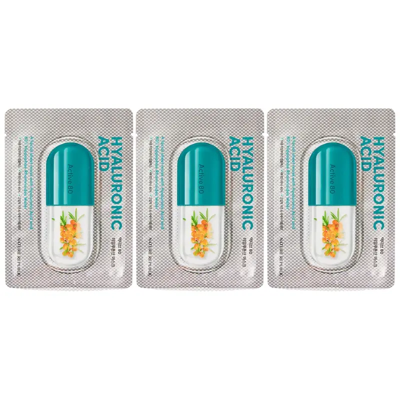 Nature Republic - Active 80 Hyaluronic Acid Mask 29ml. (Pack of 3)