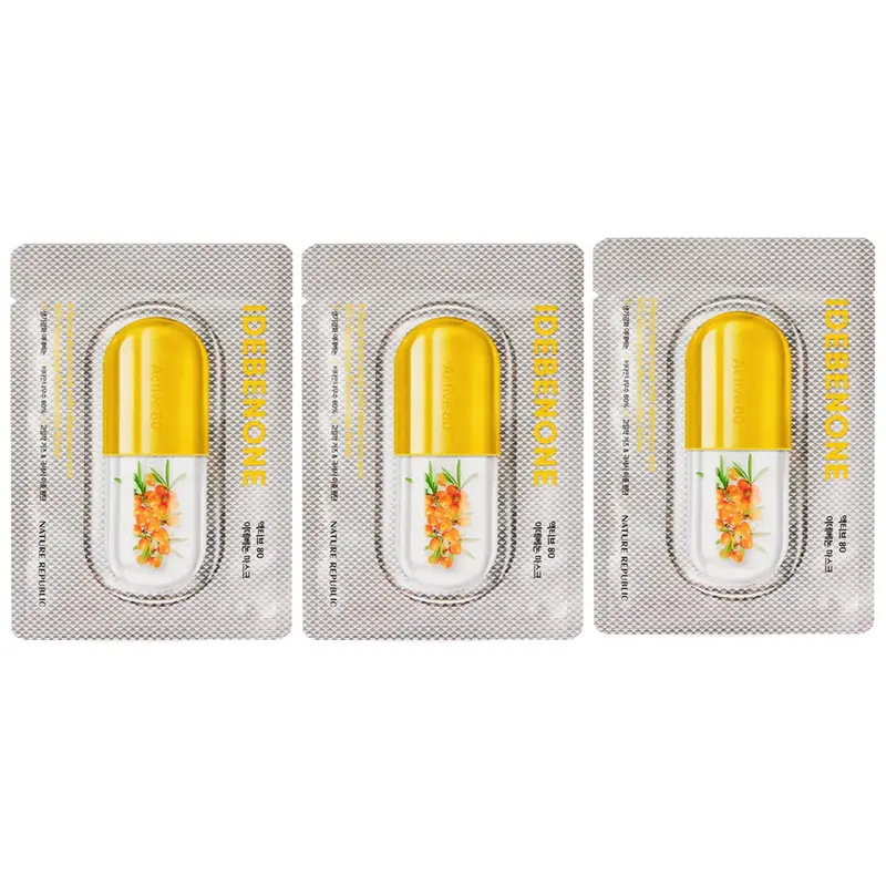 Nature Republic - Active 80 Idebenone Mask 29ml. (Pack of 3)