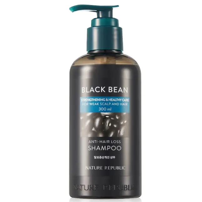 Nature Republic - Black Bean Strengthening & Healthy Care Anti-Hair loss Shampoo 300ml.