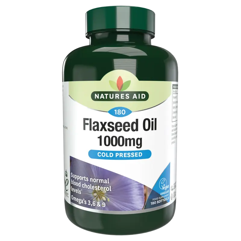 Natures Aid Flaxseed Oil Caps