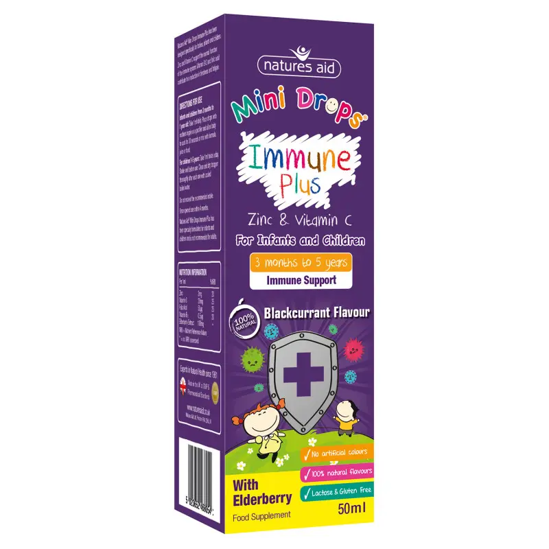 Natures Aid Immune Plus Mini Drops