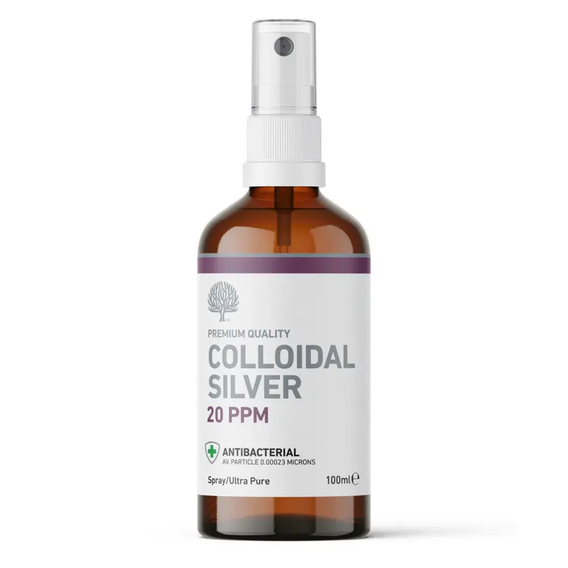 Natures Greatest Secret 20ppm Enhanced Colloidal Silver Spray 100ml (pH 9.0)