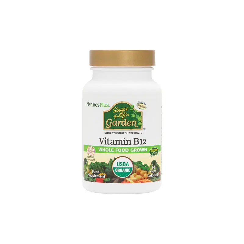 Natures Plus Source of Life Garden Vitamin B12 Organic 60 capsules