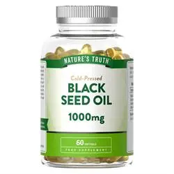 Nature's Truth Black Seed Oil 1000mg Cold Pressed 60 Softgels