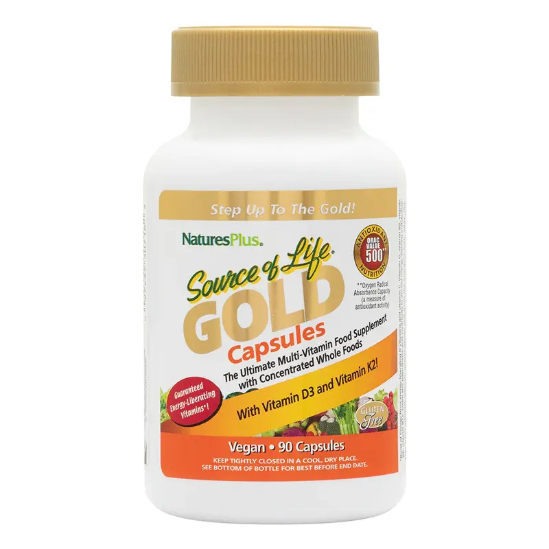 NaturesPlus Source of Life® GOLD Multivitamin 90 Capsules