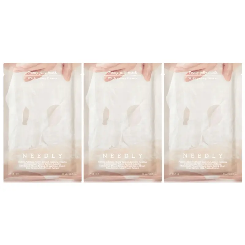 NEEDLY - Peony Jelly Mask 33ml. (Pack of 3)