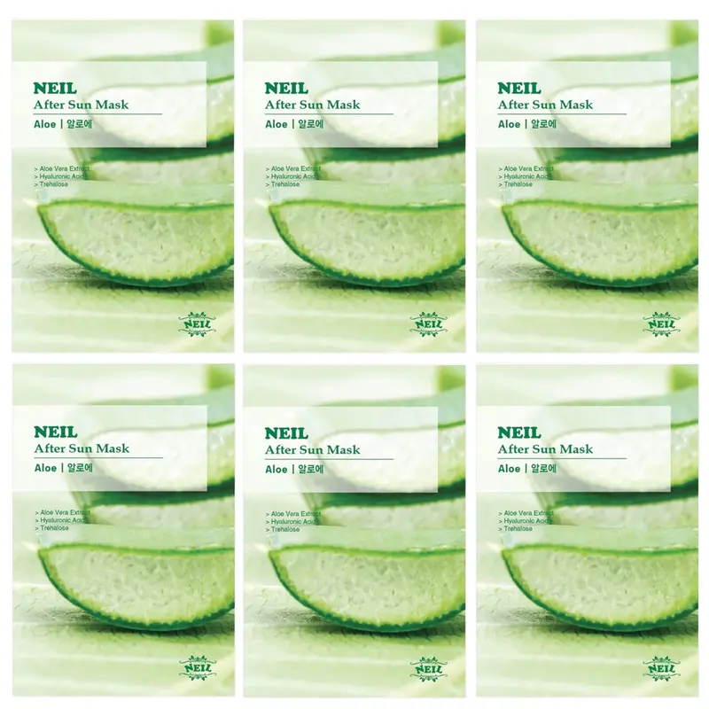 Neil - After Sun Aloe Mask 22g. (Pack of 6)