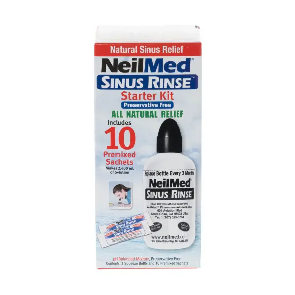 NeilMed adult sinus rinse starter kit 10 sachets (N)