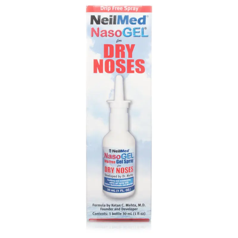 Neilmed NasoGel Nasal Moisturizer Spray For Dry Noses