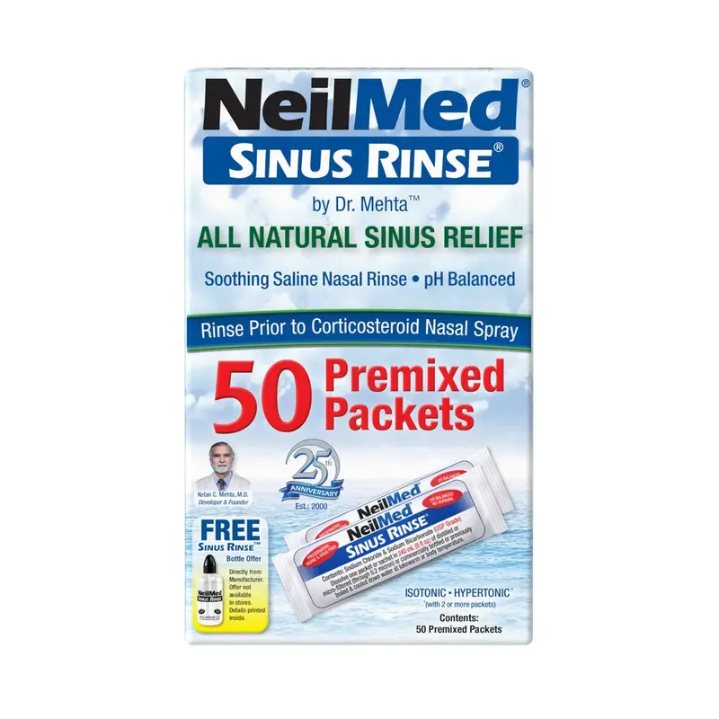 NeilMed Sinus Rinse 50 Premixed Sachets