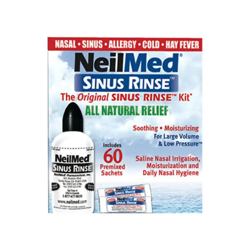 NeilMed Sinus Rinse Kit 60 Premixed Sachets