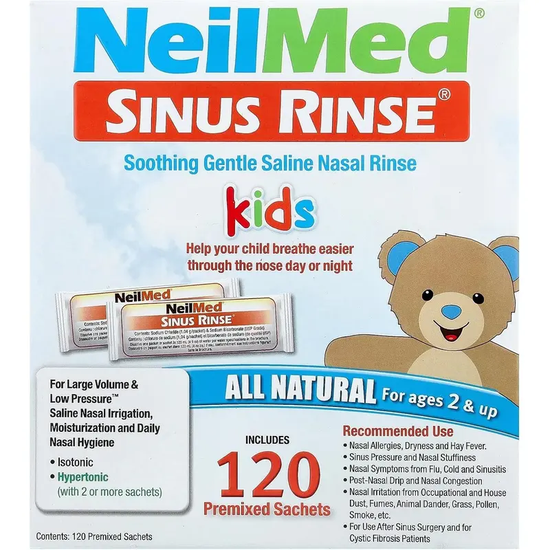 NeilMed Sinus Rinse Pediatric 120 Premixed Sachets