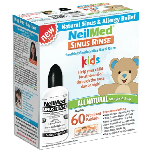 NeilMed Sinus Rinse Pediatric Kit with 60 Sachets