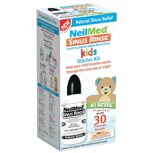 NeilMed Sinus Rinse Pediatric Starter Kit with 30 Sachets