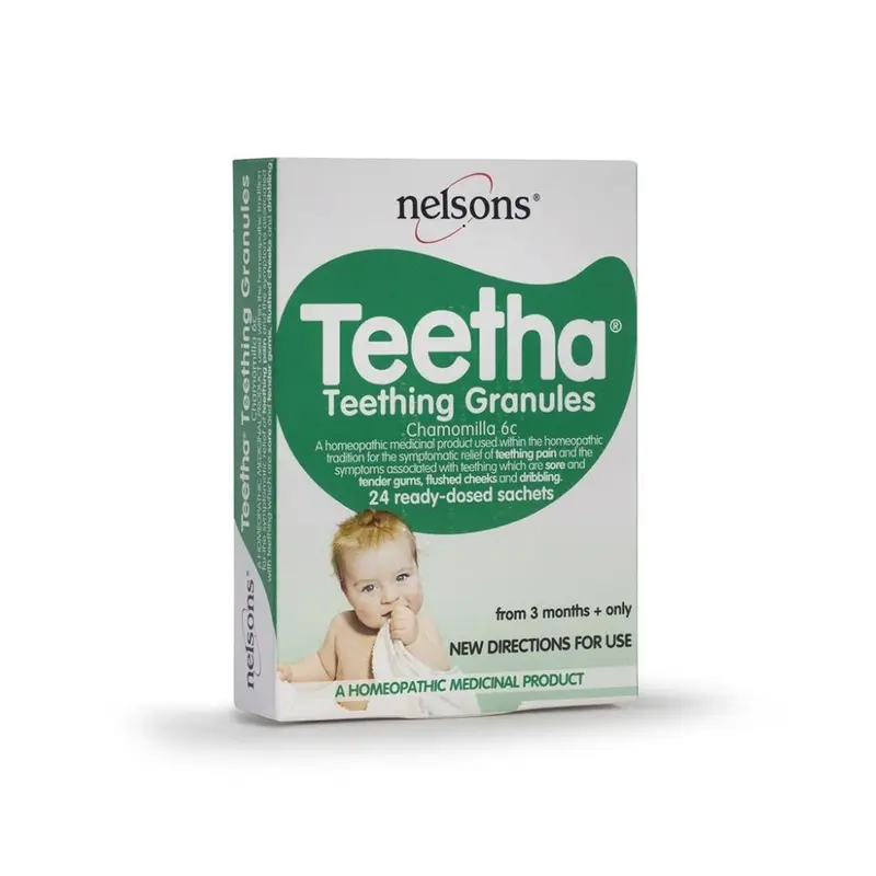 Nelsons Teetha Teething Granules 24 Sachets