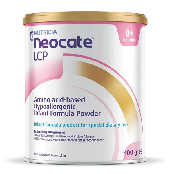 Neocate LCP Amino Acid Infant Formula 0-12 Months - 400g (4 Cans)