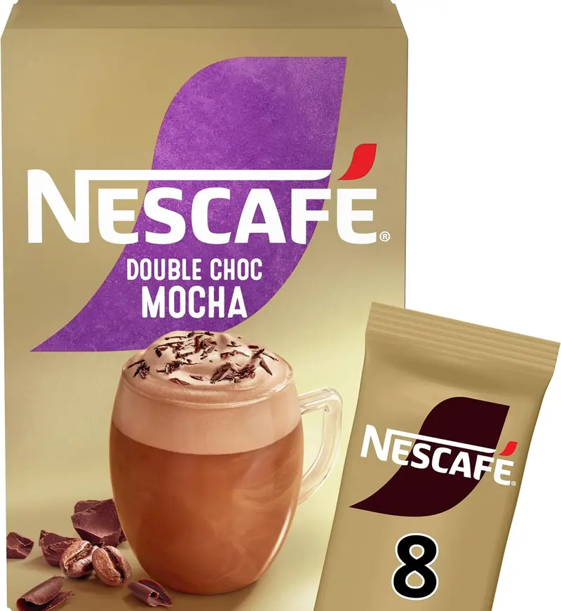 Nescafe Frothy Double Chocolate Mocha Sachets 8 Pack x 3