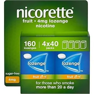 Nicorette 4mg Lozenges Fruit - 160