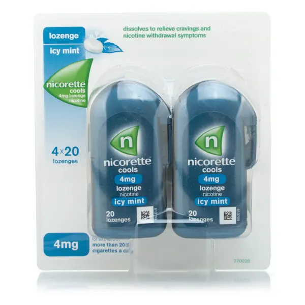 Nicorette Cools Lozenges Mint 4mg (4 x 20)