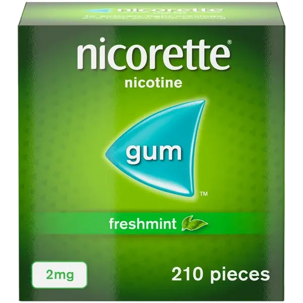 Nicorette Freshmint 2mg Nicotine Gum 210 Pieces