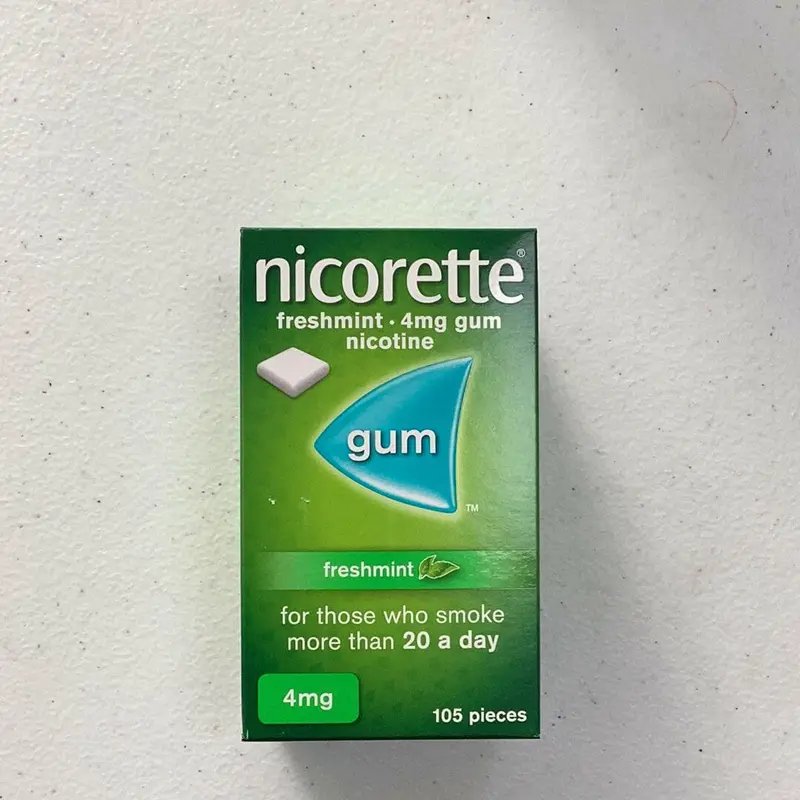 Nicorette Freshmint Nicotine Gum 4mg - 105 Pieces