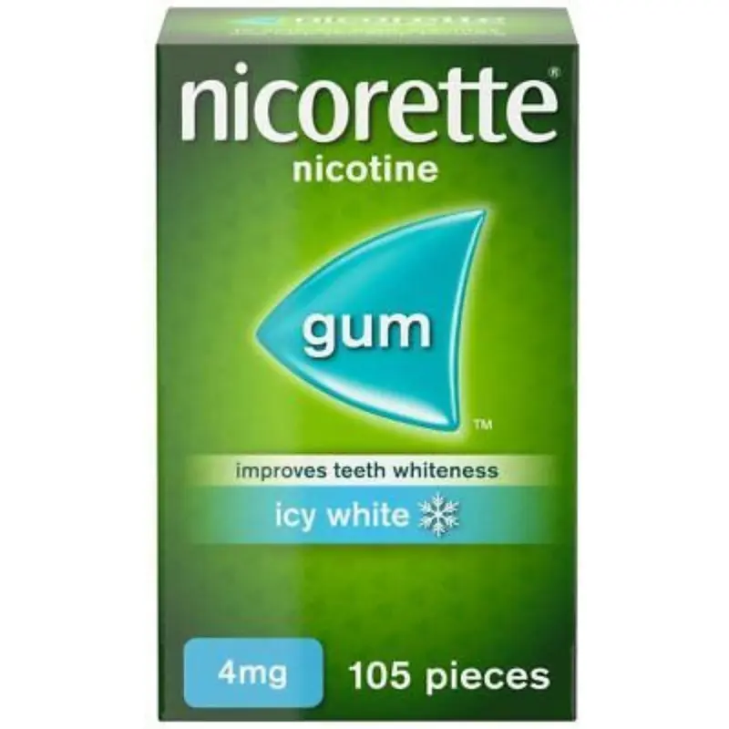 Nicorette Icy White 4mg Gum