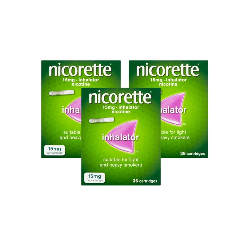 Nicorette Inhalator 15mg 108 Cartridges