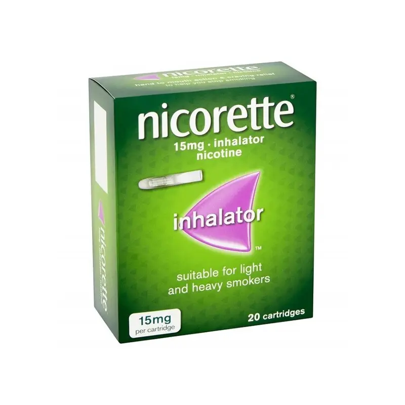 Nicorette Inhalator 15mg 20 Cartridges