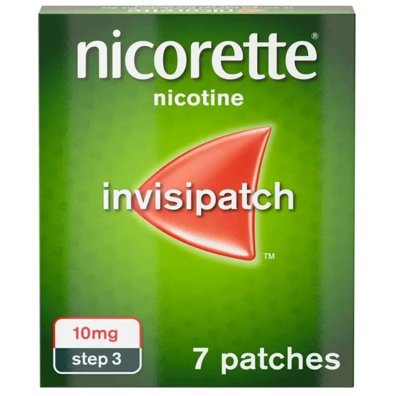 Nicorette Invisipatch 25mg 15mg 10mg
