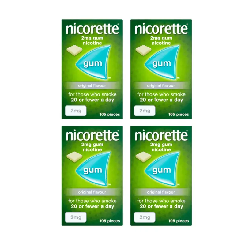 Nicorette Original Gum 2mg 420 Pieces